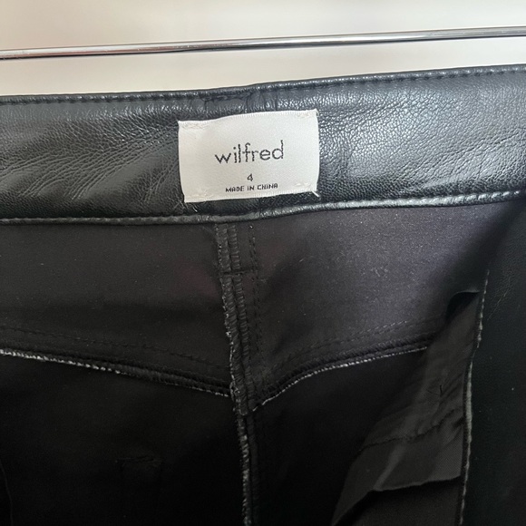 Aritzia pleather Pants - Picture 3 of 4